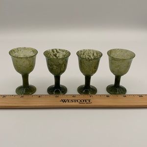 Jade stemware (4)